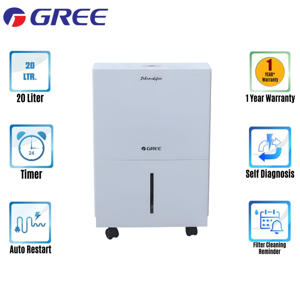 GD-20NL-GREE DEHUMIDIFIER (20 LTR)