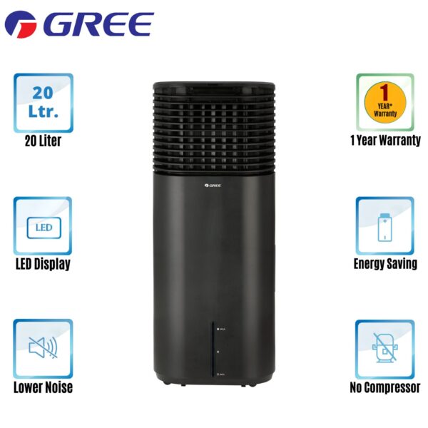 Gree Portable Air Cooler(KSWK-2001DGL)-Black