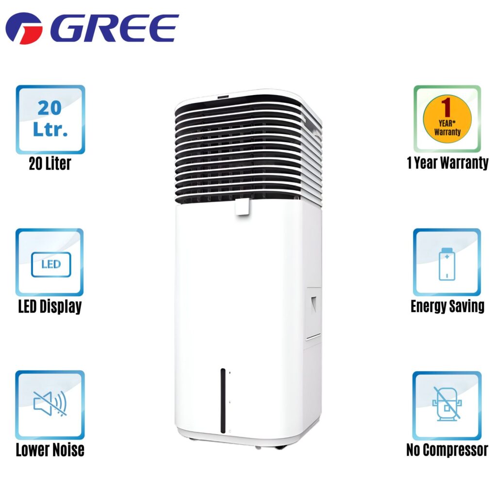 Gree Portable Air Cooler(KSWK-2001DGL)-White