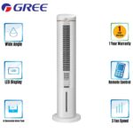 Gree Portable Tower Air Cooler (Tower fan & Air Cooler & Dehumidifier 3 in 1) KSWK06S61DG