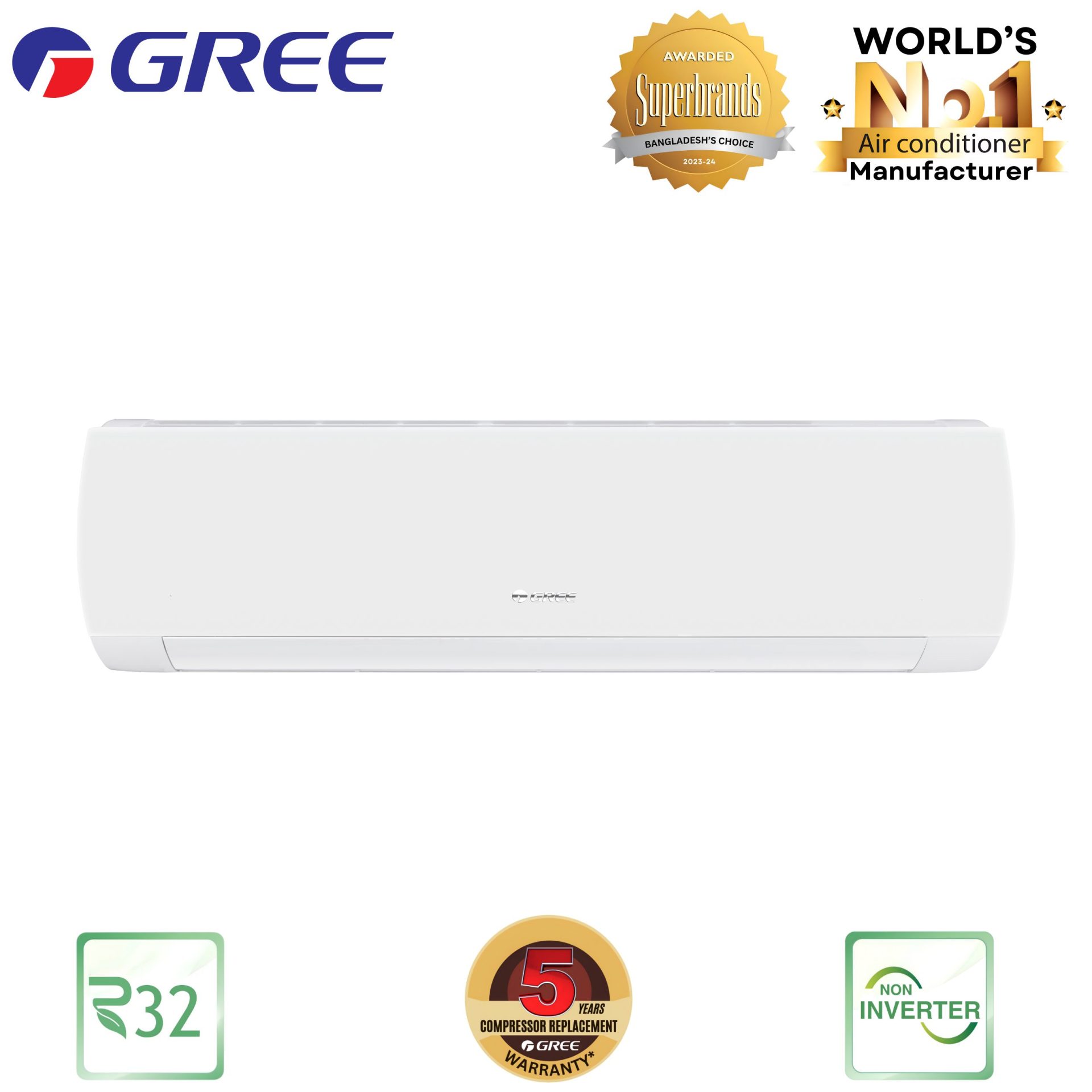 GS-24XMU32-Gree Muse Split Type Air Conditioner (2.0 TON) GS-24XMU32-Gree Muse Split Type Air Conditioner (2.0 TON)