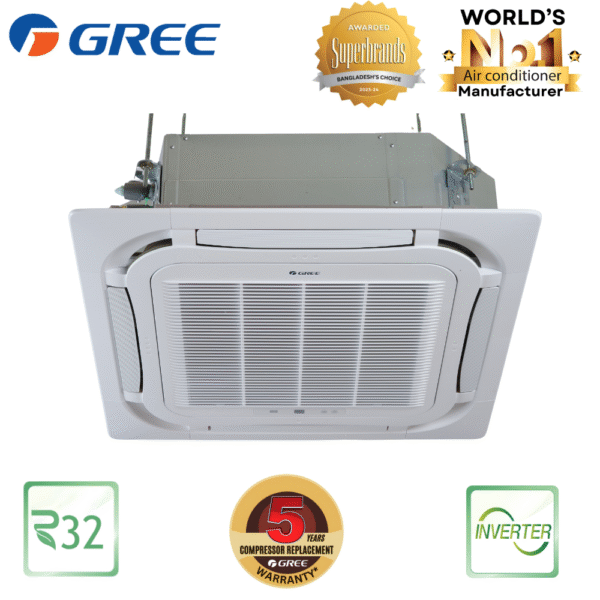 GS-36XTWV32- Gree Cassette Type Air Conditioner (3.0 TON)-INVERTER
