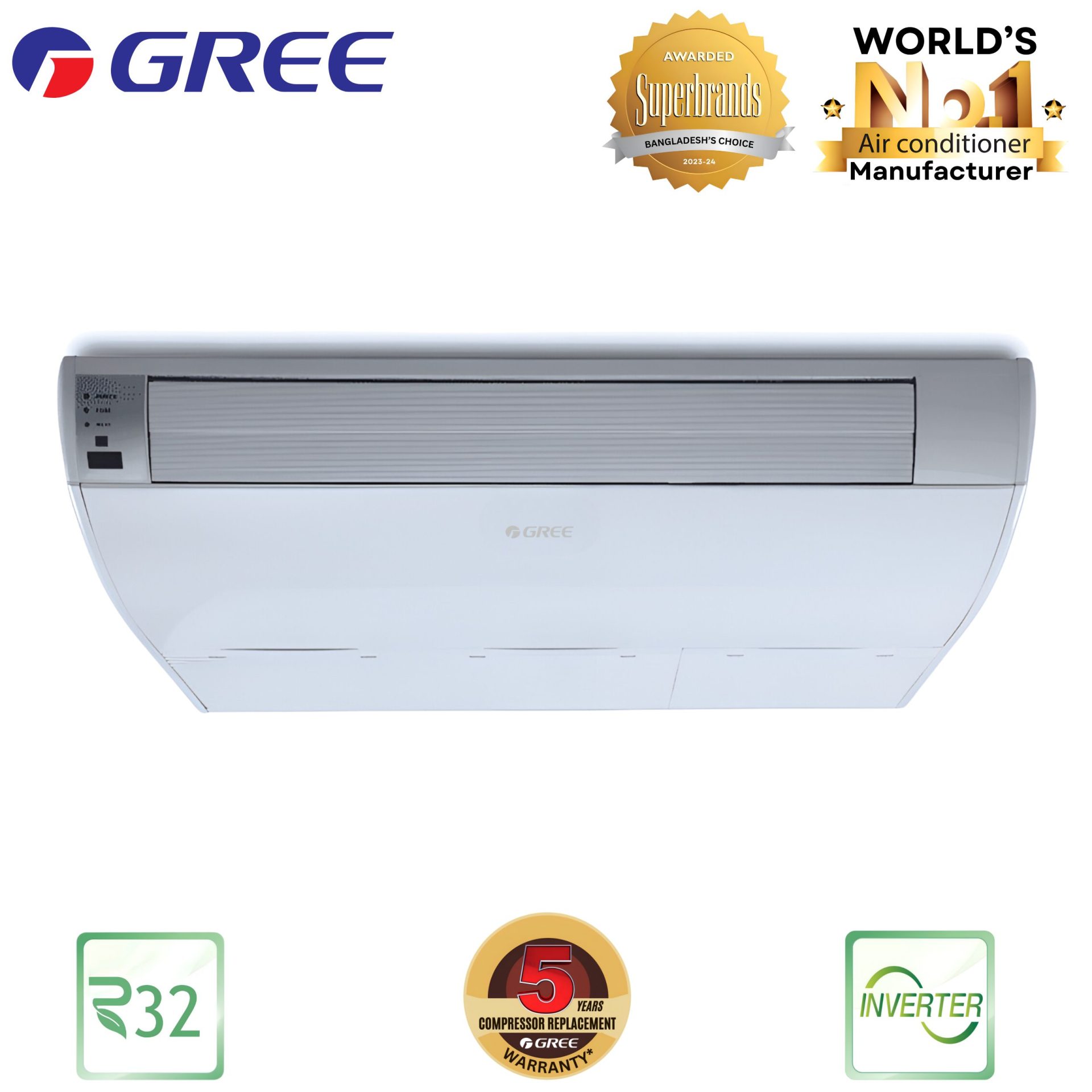 GS-60XDWV32- Gree Ceiling Type Air Conditioner (5.0 TON)- INVERTER GS-60XDWV32- Gree Ceiling Type Air Conditioner (5.0 TON)- INVERTER