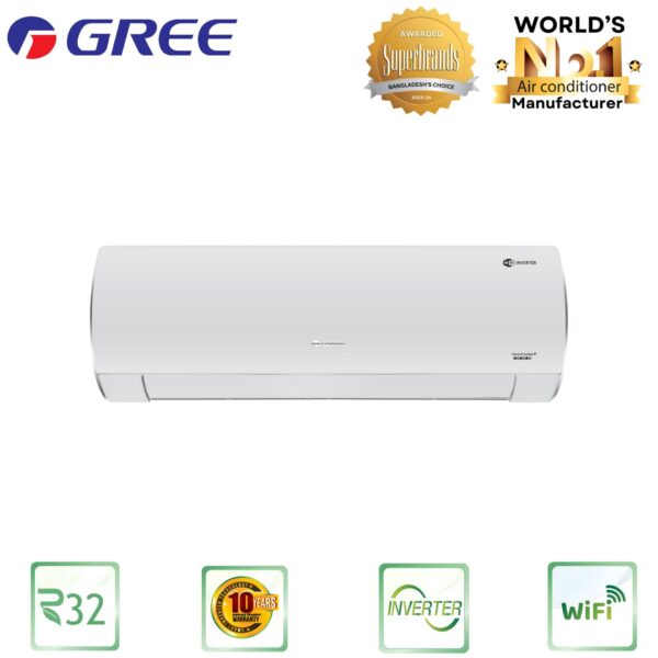 GSH-12XFV32- GREE Fairy Split Type Air Conditioner (1.0 TON Inverter, Hot & Cool)