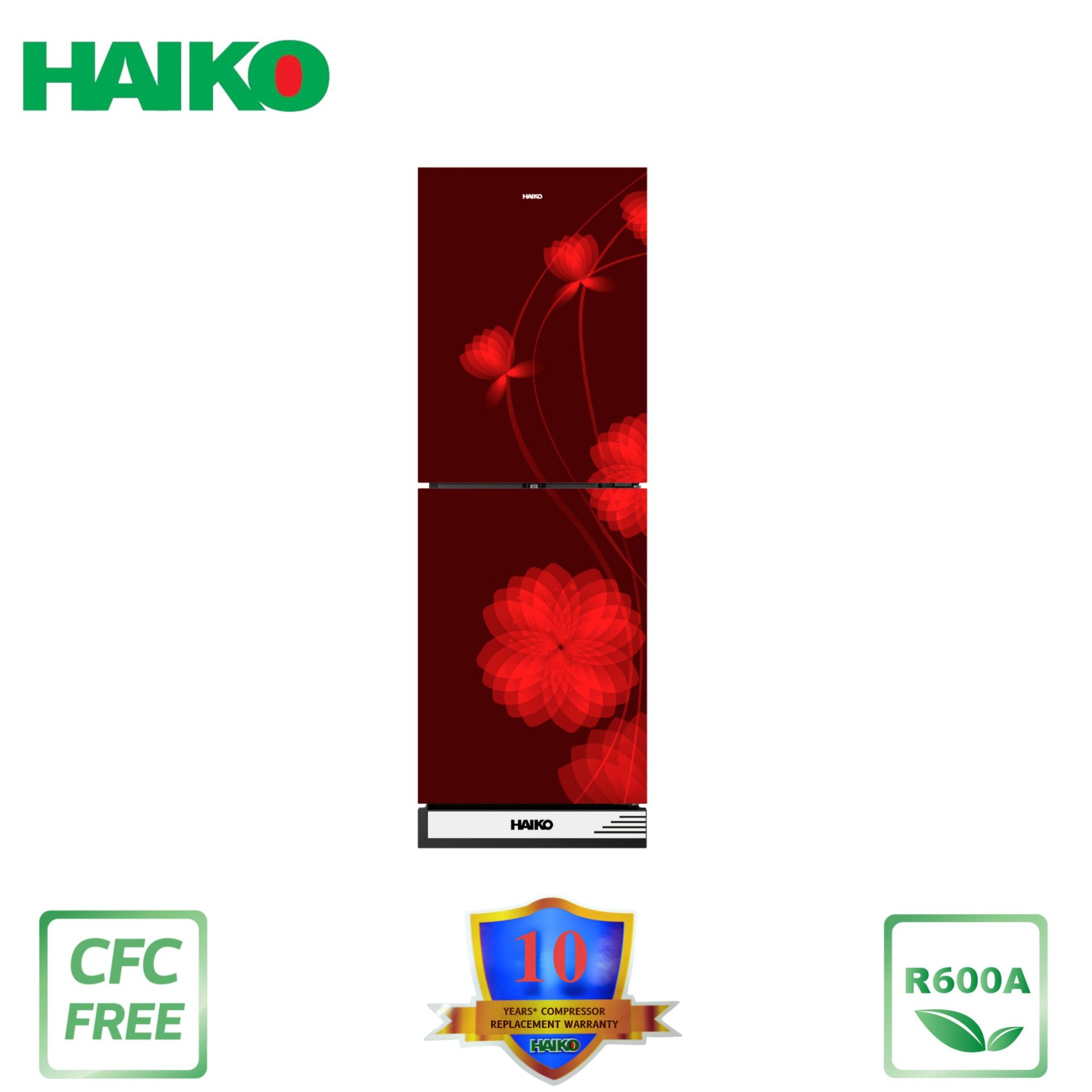 HAIKO HRB-260GB(2-Door, Bottom Freezer, Glass Door) HAIKO HRB-260GB(2-Door, Bottom Freezer, Glass Door)