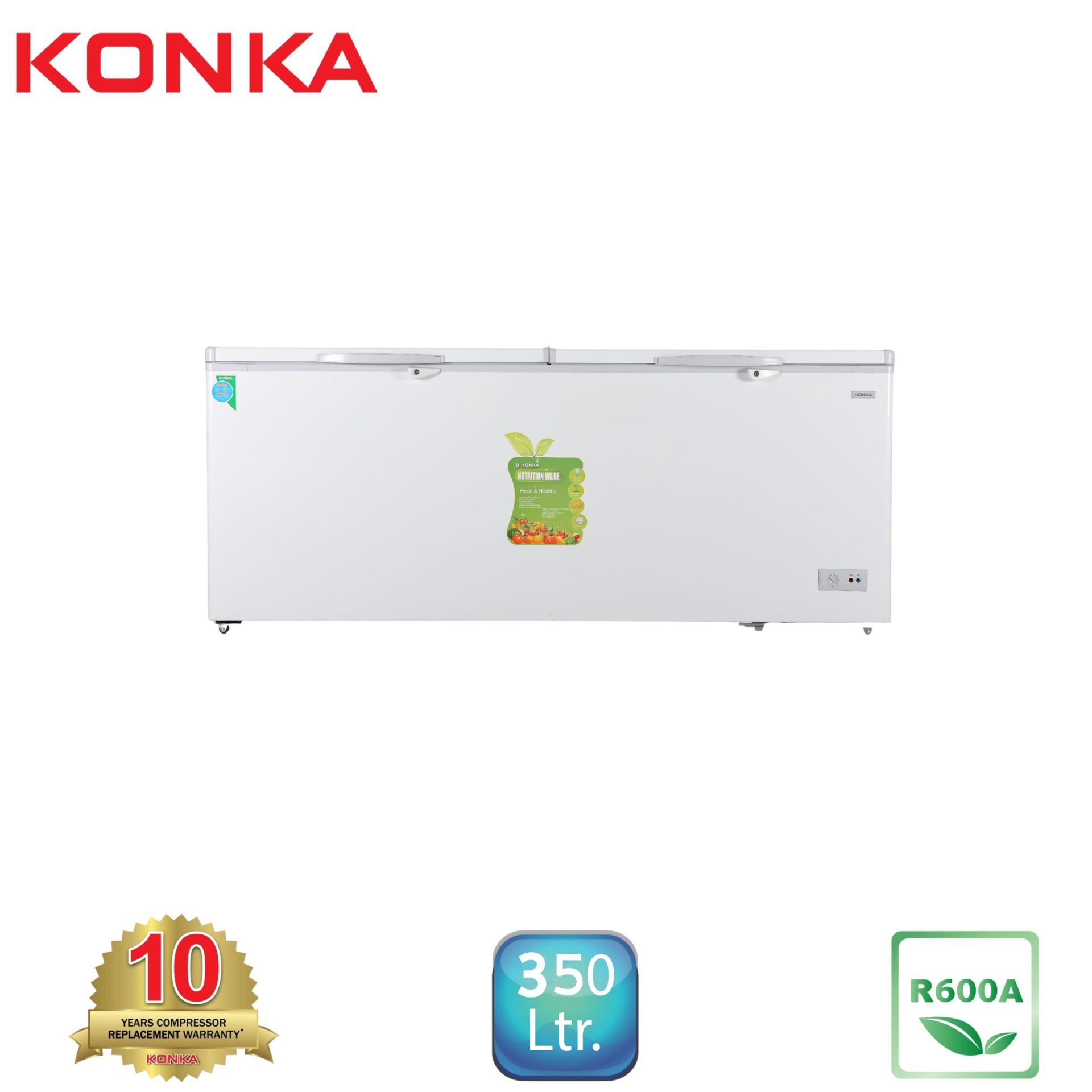 KONKA 3KDF50X-WHITE Chest Freezer (350 LTR) KONKA 3KDF50X-WHITE Chest Freezer (350 LTR)