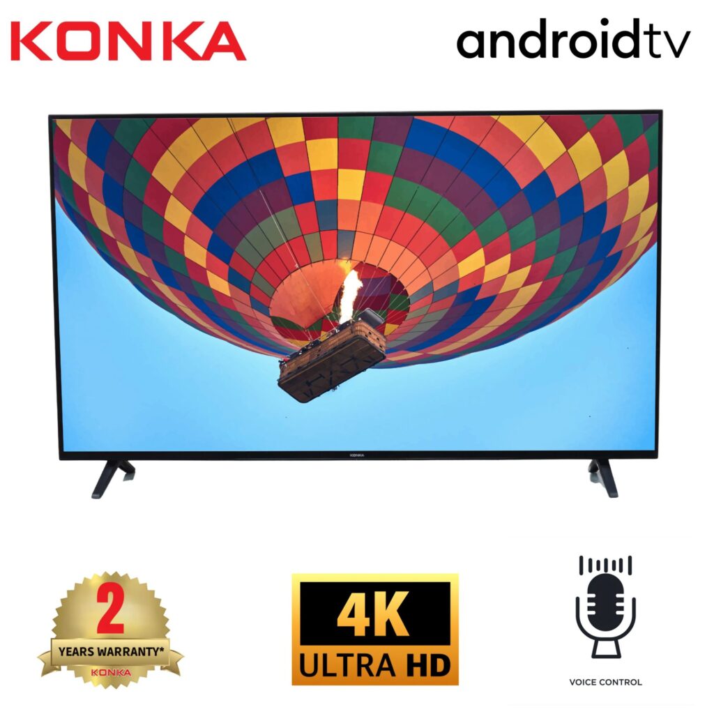 KONKA Android Smart 4K QLED TV - UDG65SR684ANT(65" Voice Control Google TV)