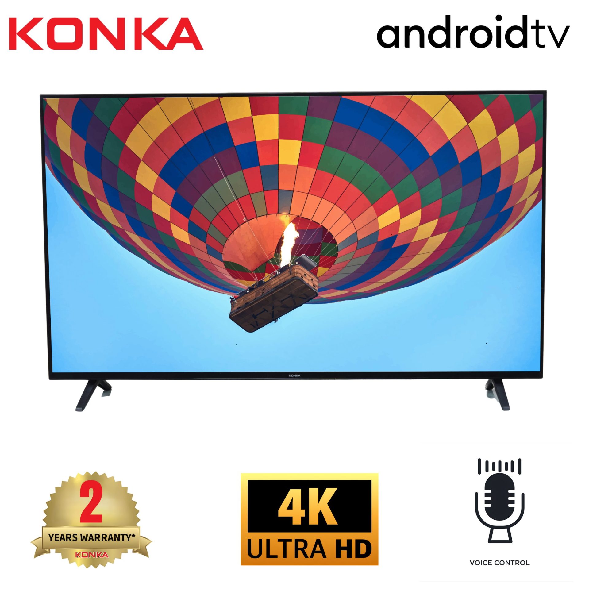 KONKA Android Smart 4K QLED TV - UDG65SR684ANT(65" Voice Control Google TV)