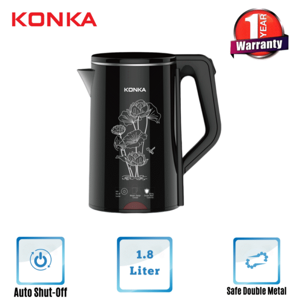KONKA ELECTRIC KETTLE-KEKLW-18B (1.8 LTR)