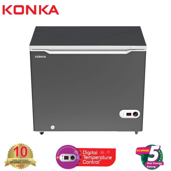 KONKA KDF 250 GB-BLACK Chest Freezer (250 LTR)