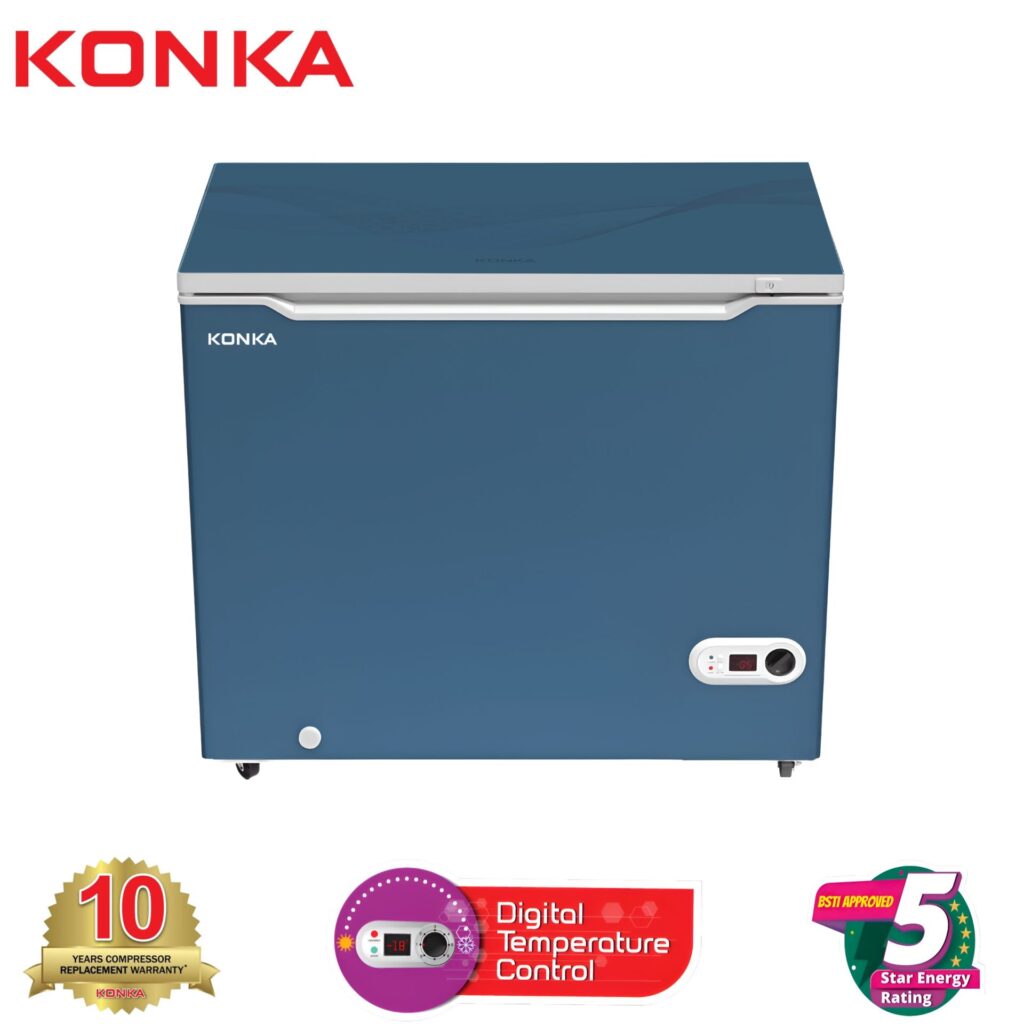 KONKA KDF 250 GB-DARK BLUE Chest Freezer (250 LTR)