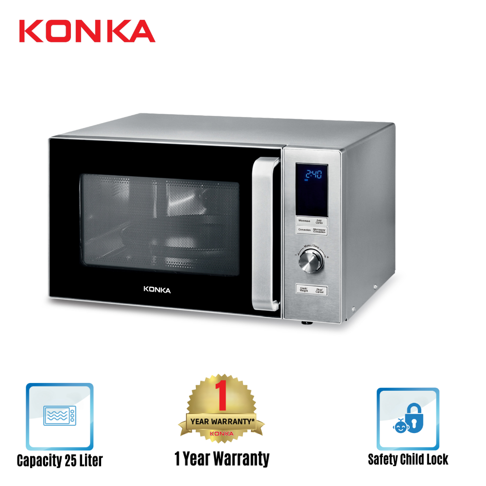 KONKA MICROWAVE OVEN-KD90D25ESLR111-QF WITH CON. & GRILL (25 LITER)