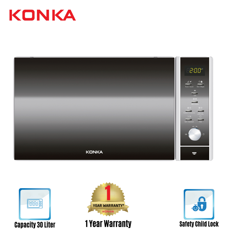 KONKA MICROWAVE OVEN-KD90N30ESPR111-H3 WITH CON. & GRILL (30 LITER)