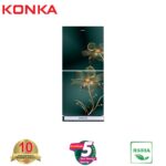 KONKA Refrigerator-KRB-190GB-3D Greenish Blue Nelumbo-2-Door, Bottom Freezer (190 Ltr)