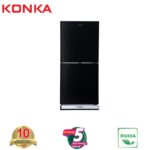 KONKA Refrigerator-KRB 190GB Black Texture-2-Door, Bottom Freezer (190 Ltr)