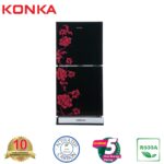 KONKA Refrigerator-KRB-200GB-Glass Mirror-2-Door, Bottom Freezer (200 Ltr)