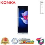 KONKA Refrigerator-KRB-270EVB-3D Blue Iris, Bottom Freezer, with Digital Display (270 LTR)