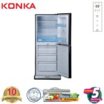 KONKA Refrigerator-KRB-270EVB-3D Blue Iris, Bottom Freezer, with Digital Display (270 LTR)