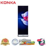 KONKA Refrigerator-KRB-270VB- 3D Blue Iris, Bottom Freezer (270 LTR)