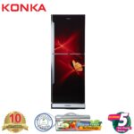 KONKA Refrigerator-KRB-307VB-3D Red Butterfly, Bottom Freezer (307 LTR)