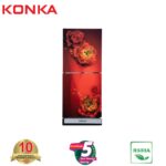 KONKA Refrigerator-KRT-165GB-Red Peony-2-Door, Upper Freezer (165 Ltr)