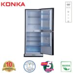 KONKA Refrigerator-KRT-282EGB-Black Diamond, Upper Freezer, Electronics Control with Digital Display (282 LTR)