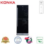 KONKA Refrigerator-KRT-315EGB-Black, Upper Freezer, Digital Display (315 LTR)