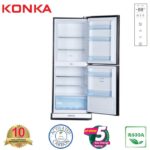 KONKA Refrigerator-KRT-315EGB-Glass Mirror, Upper Freezer, Digital Display (315 LTR)