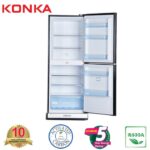 KONKA Refrigerator-KRT-315GB-Black, Upper Freezer(315 LTR)