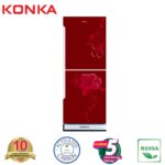 KONKA Refrigerator-KRT-315GB-Red, Upper Freezer(315 LTR)