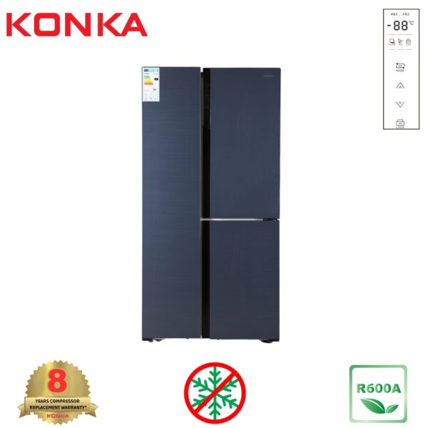 KONKA SIDE BY SIDE REFRIGERATOR KRF-580W