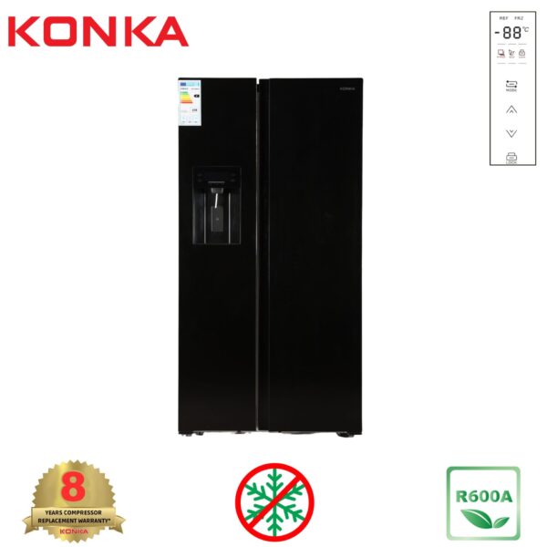 KONKA SIDE BY SIDE REFRIGERATOR-KRF-606WHI (606 LTR)