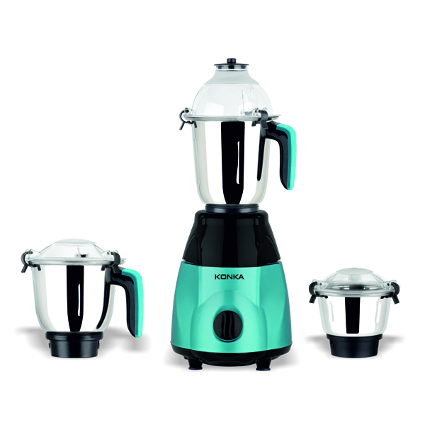 KONKA Turbo Plus Mixer Grinder 3 Jar (1000 Watt)- Green