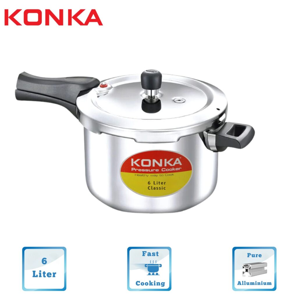 KPCS-6.0KB [KONKA PRESSURE COOKER STRAIGHT-6.0 Ltr]