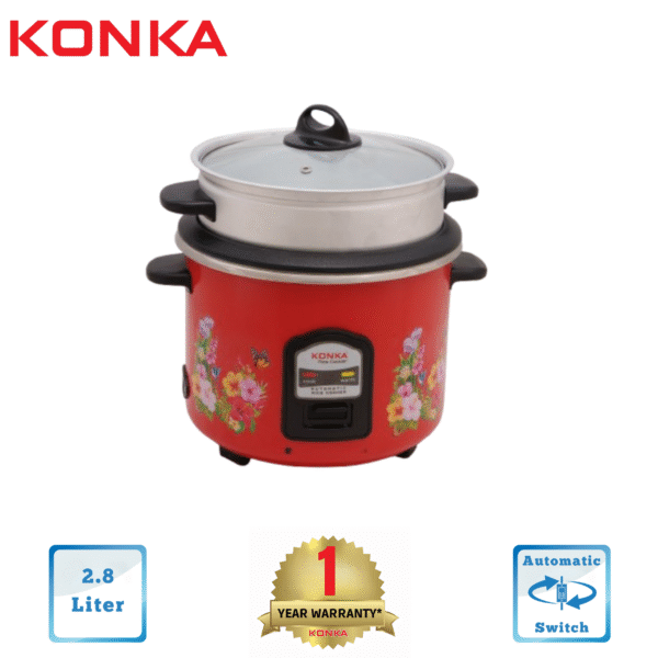 KRCHF-60-100-Double Inner Pot Rice Cooker-Full Body (2.8 Ltrs.)