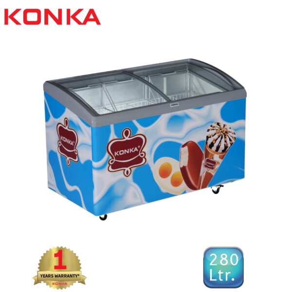 KSD2MA80AUC-KONKA Display Freezer/Ice Cream Freezer (280 LTR)